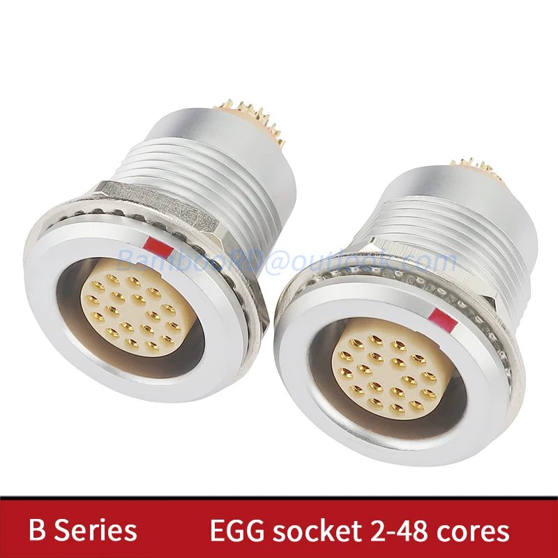 EGG.00.302 EGG.0B Złącze samozaciskowe typu push-pull ECG EHG EGG 2-pinowe 3-pinowe 4-pinowe 5-pinowe 6-pinowe 7-pinowe 9-pinowe 12-pinowe gniazdo żeńskie EEG