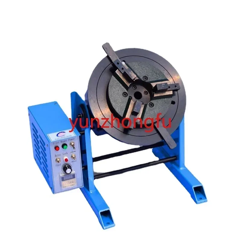 30KG Girth Welding Positioner Welding Turntable 1-15r/min 0-90 Degrees 310mm HD-30 220v