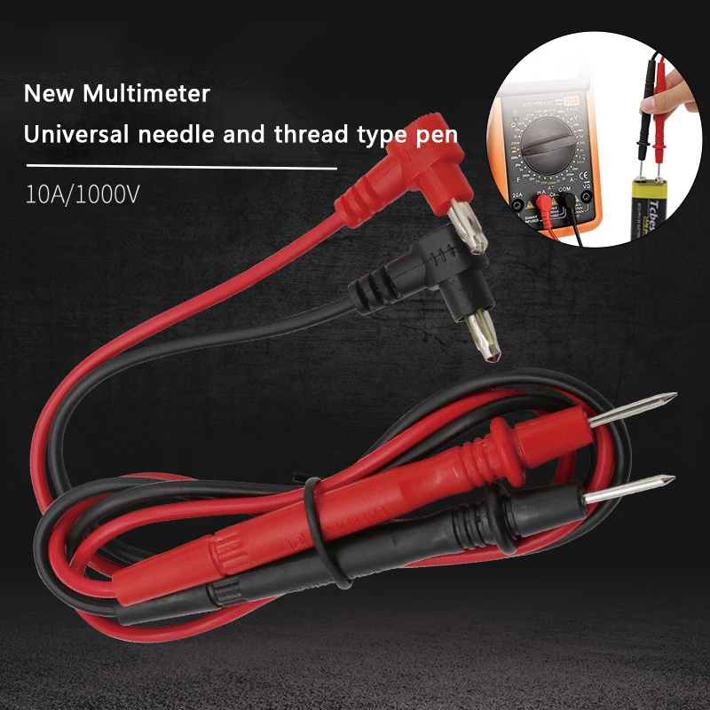 Universal Digital Pen 1000V 10A Needle Point Multi Meter Test Probe Lead For Digital Multimeter Wire Pen Cable Multimeter Tester