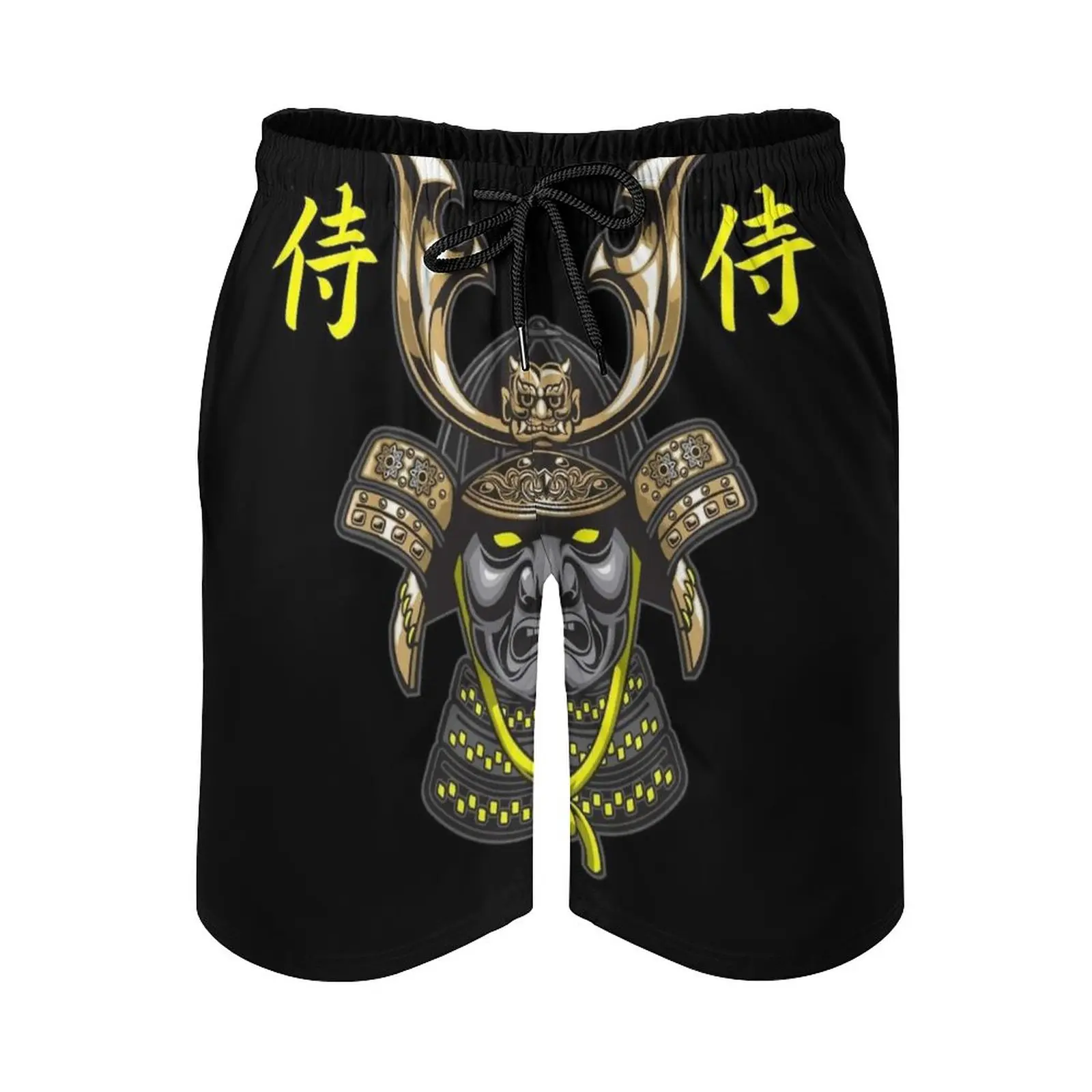 

Men's Swim Trunks Sports Shorts Beach Trunks Surfing Pockets And Mesh Lining Bushido Japan Japanese Martial Arts Warrior Karate