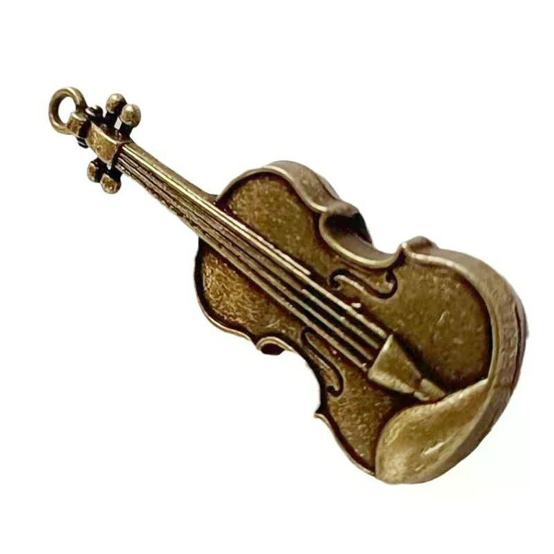 1 Piece Musical Instrument Music Key Ring Classic Violin Notes Enamel Keychain Good Gift For Friends Musician Handmade Jewelry