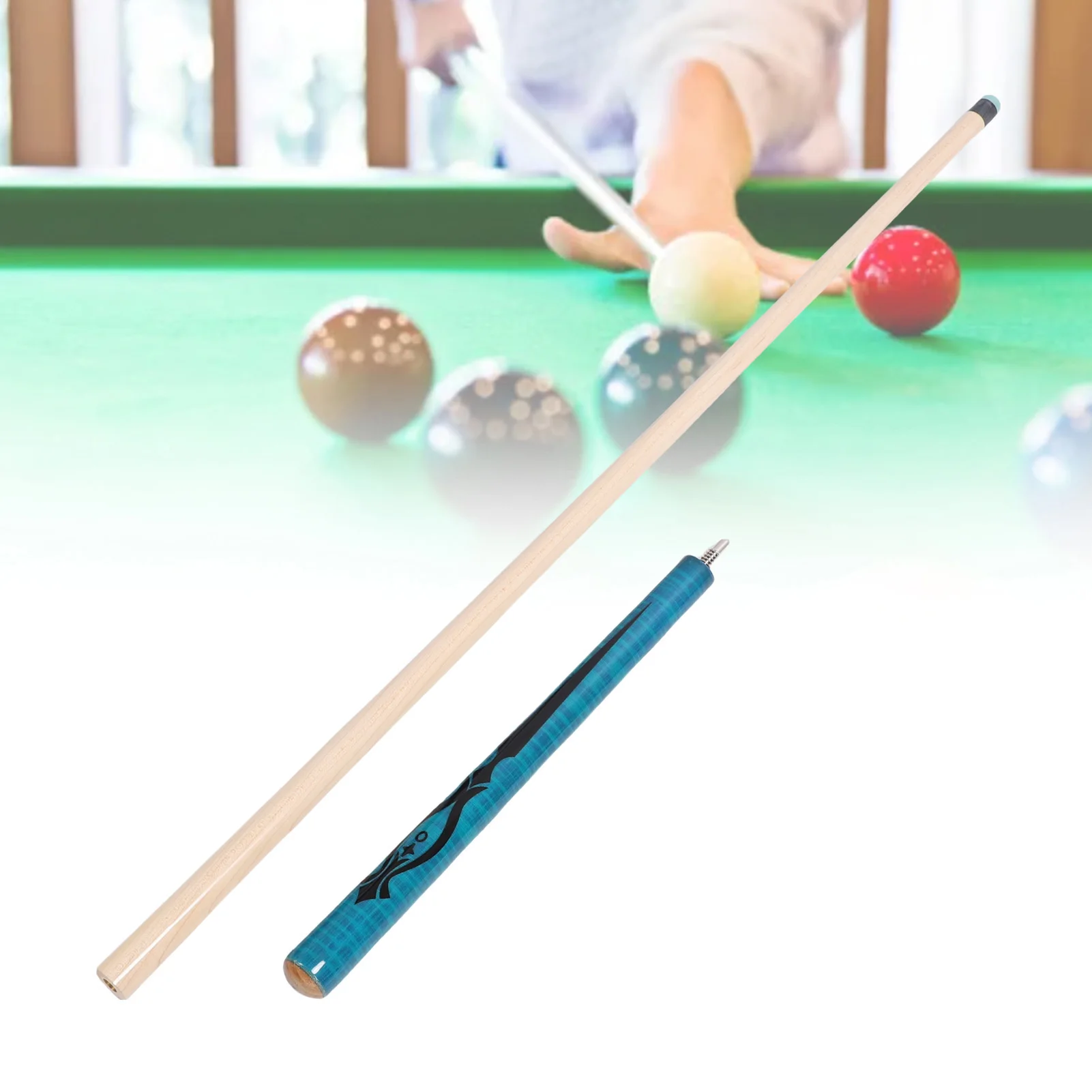 

Jump Break Cue Jump Break Pool Cue Stick Maple Wood 13mm Tip 1.05m Billiard Cue for Practices Performances Wooden Jump Break Cue