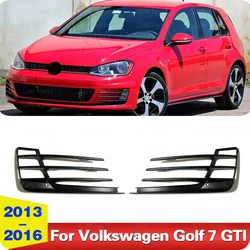 Car Front Bumper Fog Light Grill For VW Golf 7 GTI 2013-2016 Fog Light Open Vent Grille Intake Cover Fog Light Grill Bumper