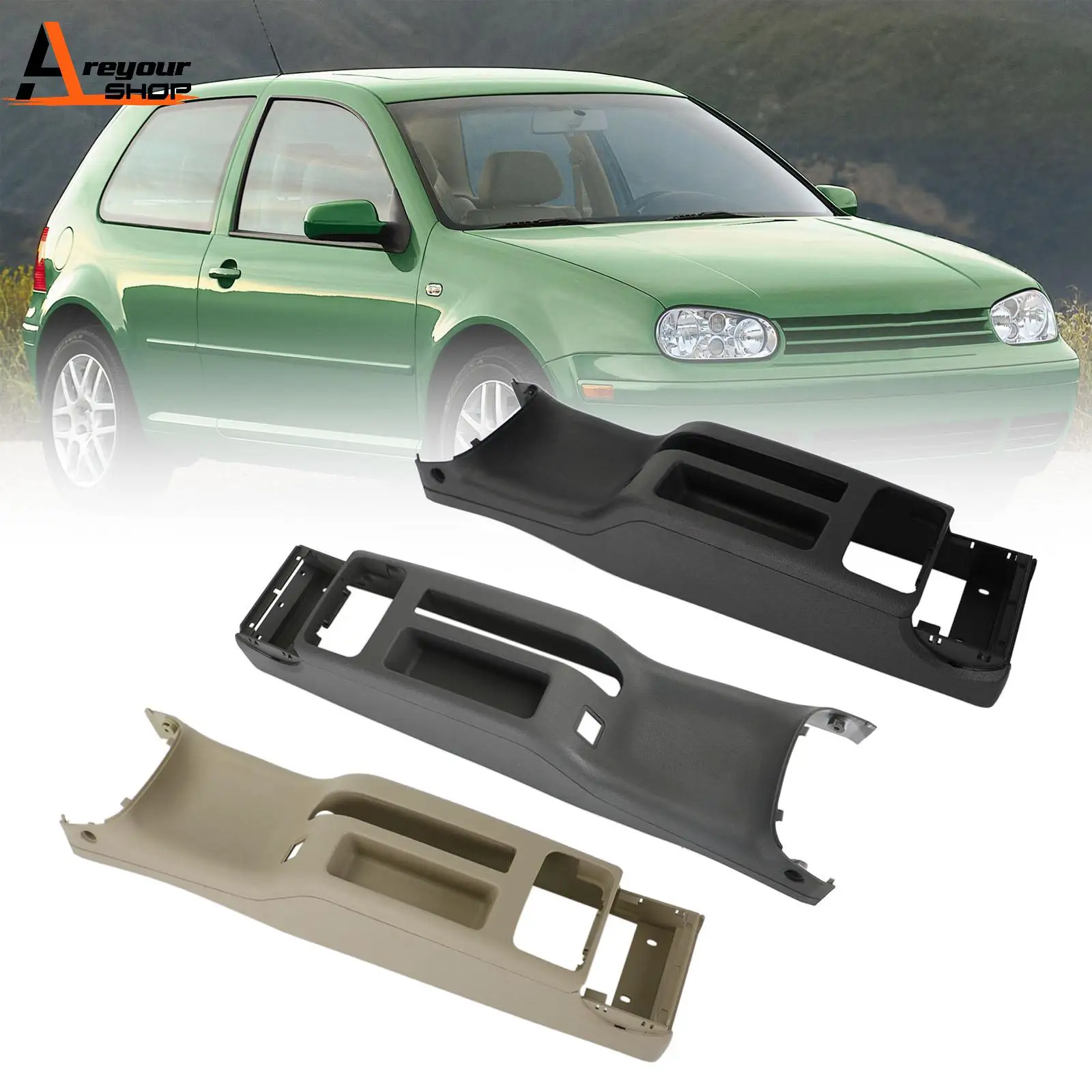 Areyourshop Center Console Armrest Trim Base For Volkswagen Bora Mk4 Golf IV 4 1J0863323N2QL Car Auto Parts