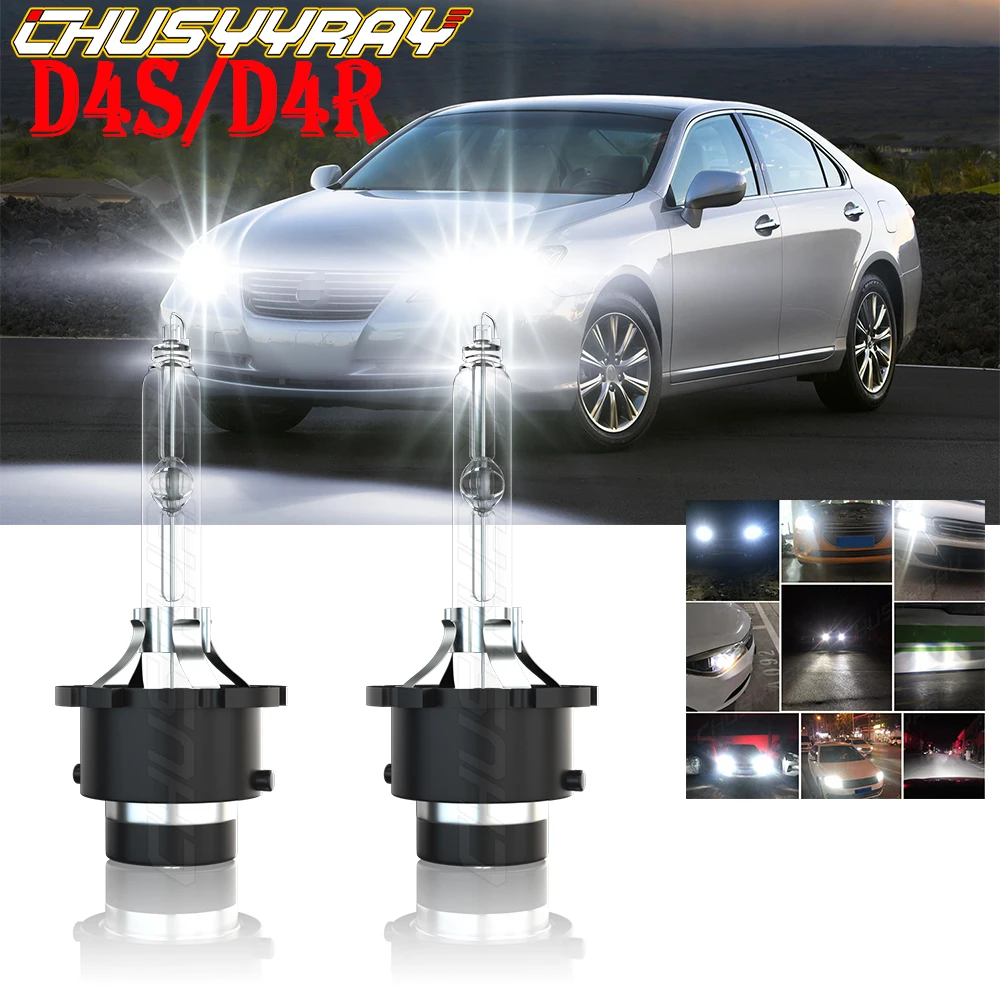 

CHUSYYRAY Car lights Compatible For Lexus ES350 2007-2011 2012 -2X D4S/D4R HID Headlight Low Beam Bulbs Kit Car accsesories