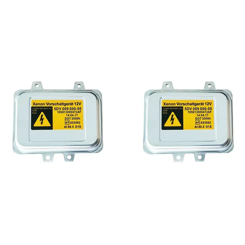 2X Car HID Xenon Headlight Ballast 5DV009000-00 63126937223 For BMW 5 7 Series E60 E61 E65 E66 VW Golf Tiguan Cadillac-T48C