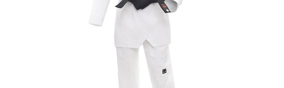 WTF Taekwondo Dobok Kleidung für Kinder und Erwachsene ITF Karate-Anzug Taekwondo-Uniform Karate-Kleidung Größe XXXL-XXXS – Detail 20