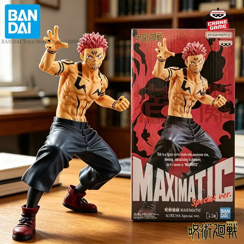 

Bandai Original Banpresto Jujutsu Kaisen MAXIMATIC SUKUNA Special ver. Ryomen Sukuna Action Figures Anime Figuras Doll Toys Gift