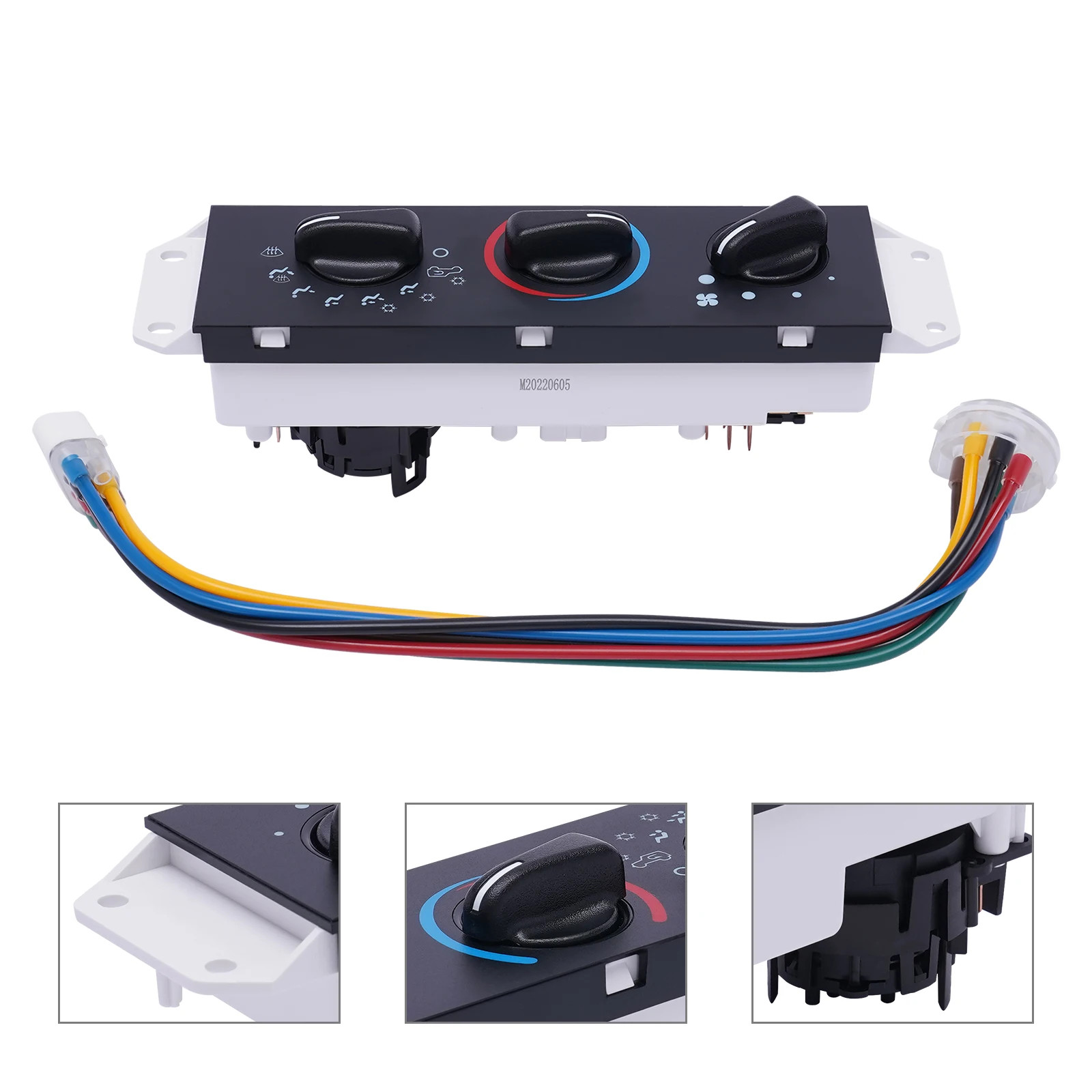 Gevoelige Controle Airconditioning Verwarming Bedieningspaneel Voor 2005-2006 Jeep Wrangler Ac Verwarmer Klimaatregeling Lange Levensduur