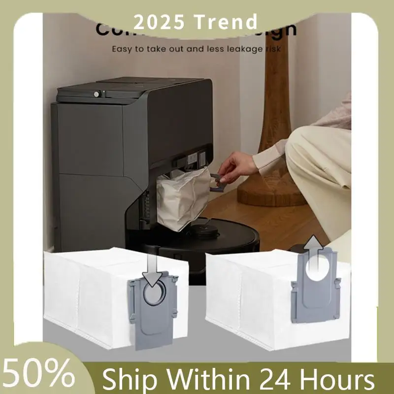 

A75X Top 2,7 л одноразовый пылесборник для пылесоса Roborock Qrevo/S8 Maxv Ultra/S8 Max Ultra/Qrevo Pro/Qrevo S/Qrevo Master/Qrevo Plus