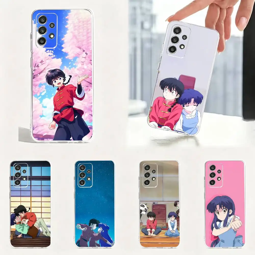 C-Classic A-Anime H-Ranma Funny Phone Case Soft Transparent TPU Case For Samsung S25,S24,S21,S22,S23,S30,Ultra,S20,Plus