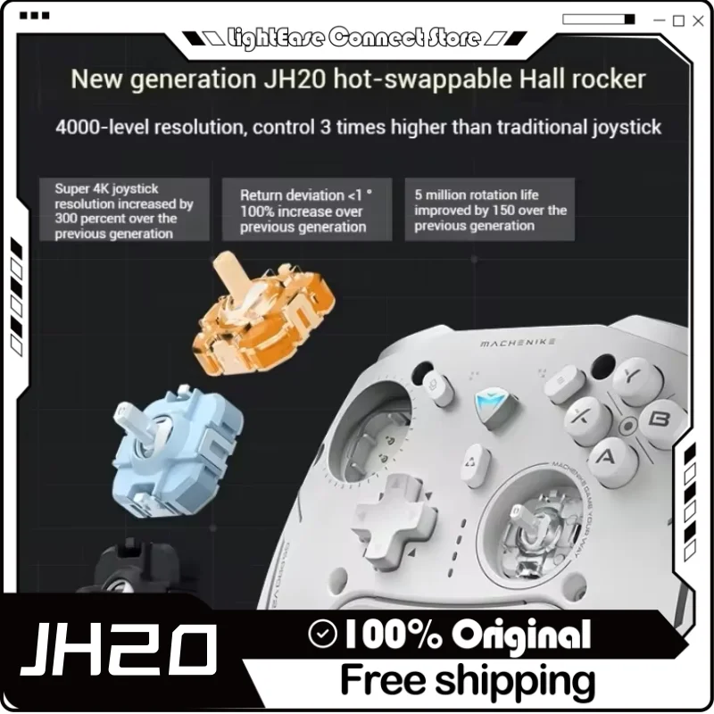 Mechanic Hall Hot Swap Joystick Jh20 Multiple Tactile Options Compatible G6pro G5pro V2 Game Controller Customized Modular