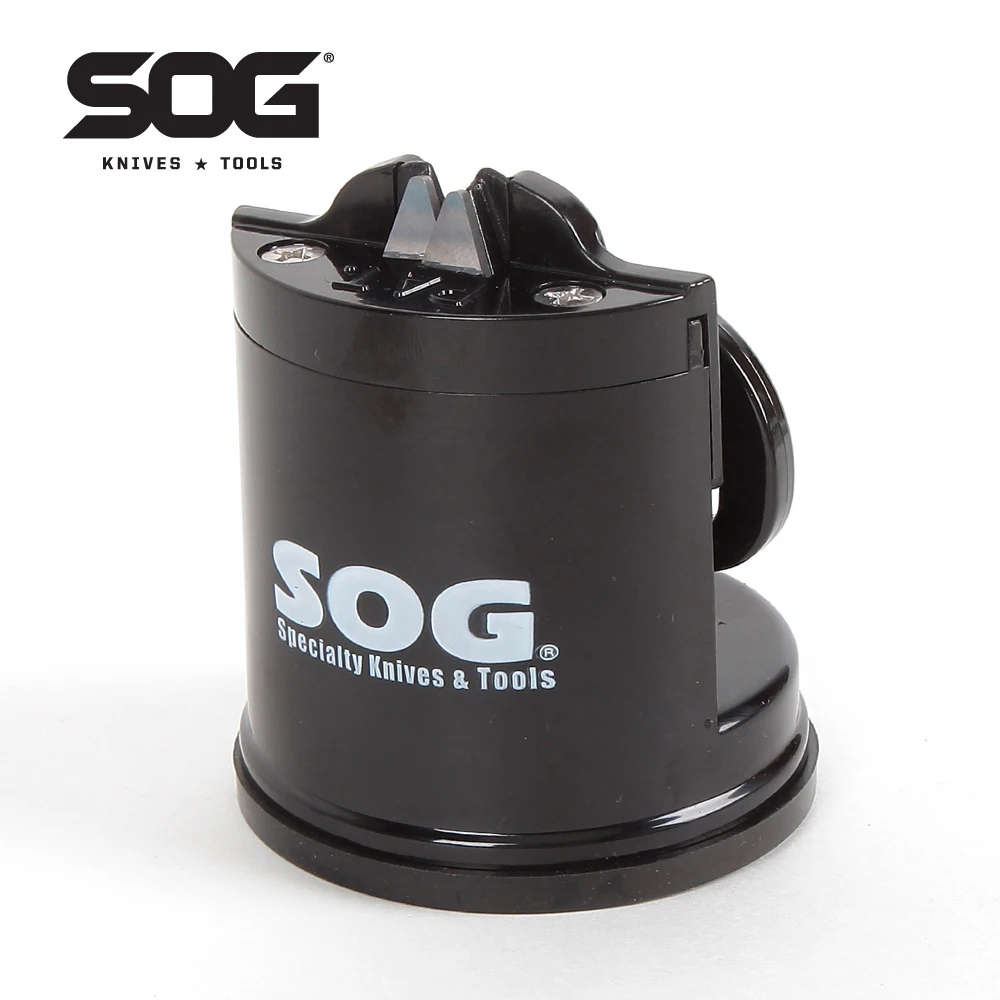 

SOG COUNTERTOP SHARPENER Portable Manual Knife Sharpening Tool With Suction Cup for all SOG Knives