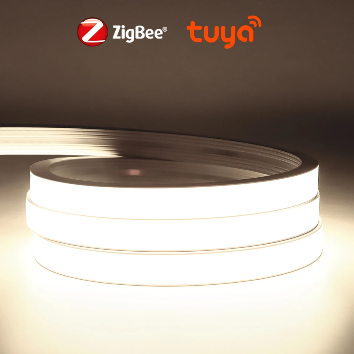 Rybakov ZigBee 3,0 Wifi COB LED Streifen Smart Tuya 5V USB Licht Neon LED Band Mit Dimmbaren Dimmer LED Controller Alexa Lampe Schrank Dekor 3
