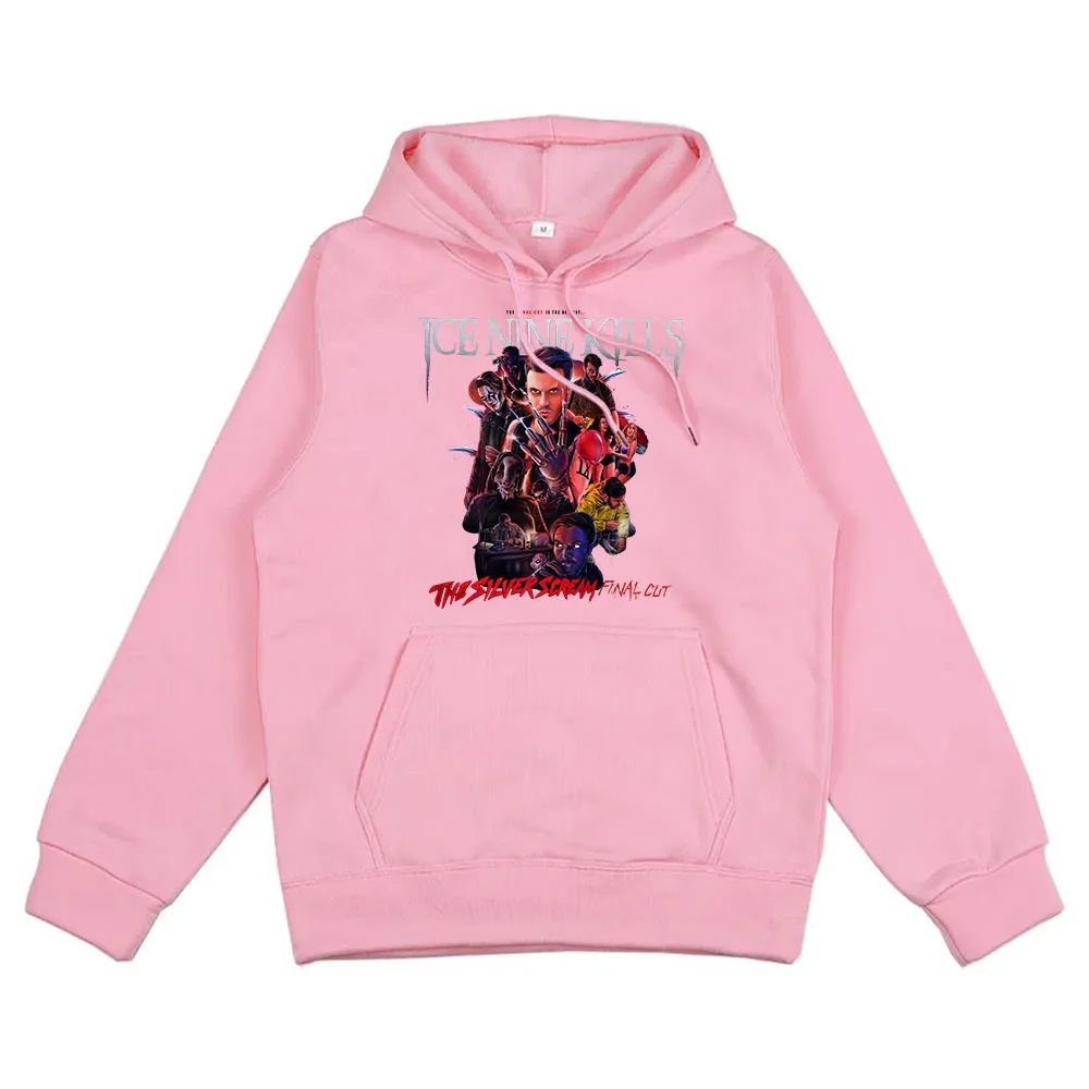 سترات بغطاء رأس شتوية بأكمام طويلة للرجال للجليد ، تسع حالات قتل في هذه اللحظة ، جولة قبلة الموت ، ملابس شوارع هيب هوب ، بلوفرات ، بلوفرات