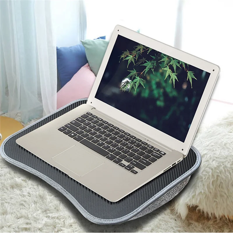 

ABFY-Lap Desk With Cushioned Pillow For Laptops Portable Writing Tray For Office Work, For Home & Travel Use