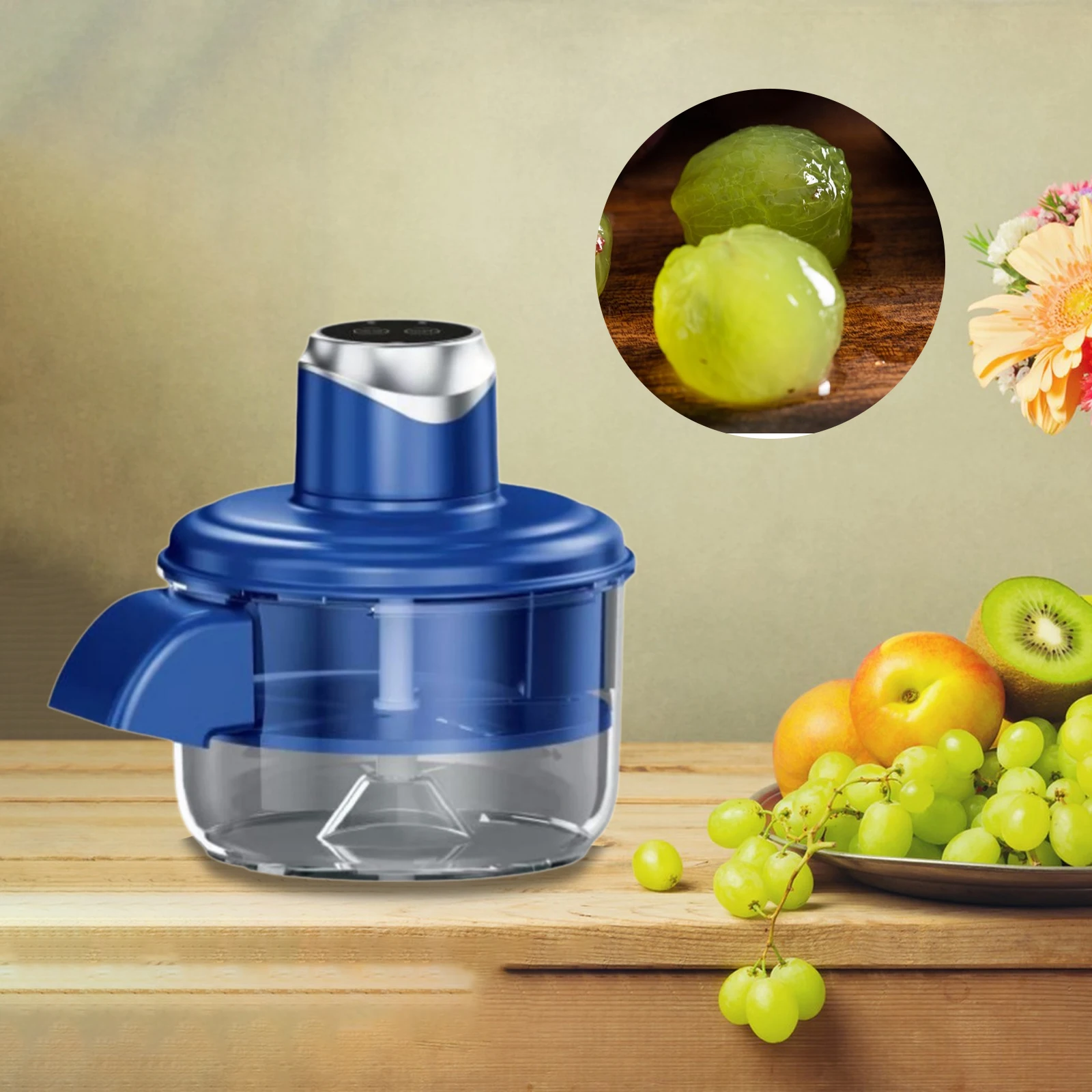 

Полностью автоматическая овощечистка для винограда, мелких фруктов, помидоров, овощей, универсальный небольшой кухонный инструмент для легкого очистки дома