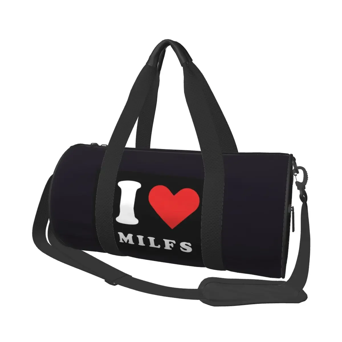 

I Love Milfs Large Duffle Gym Bag Multi-Functional Duffle Travel Bags Handbags Fitness bag