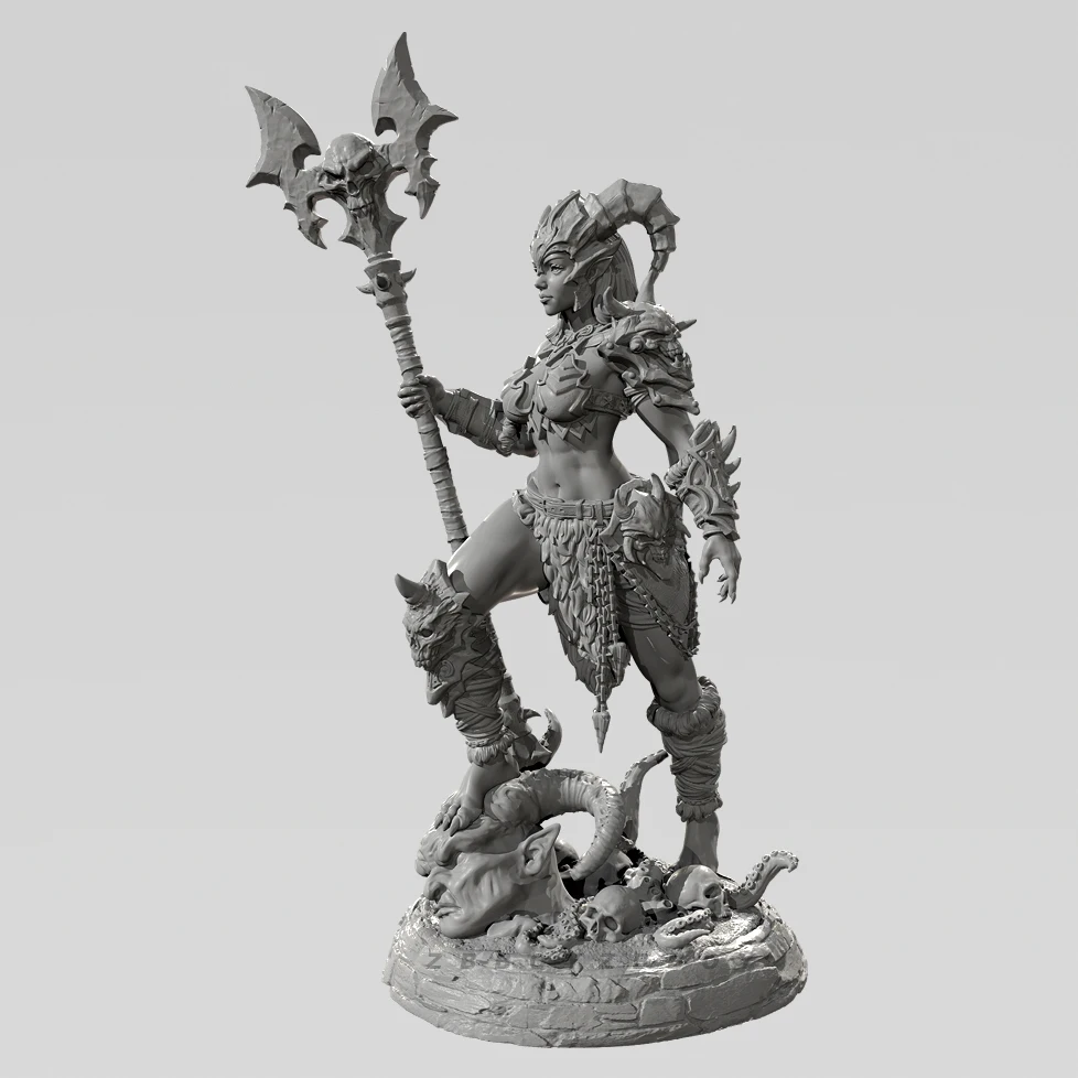 La hauteur de l'homme 38mm 50mm 75mm, modèle en résine, kits de figurines de beauté incolore et auto-assemblé (impression 3D) TD-7581/3D