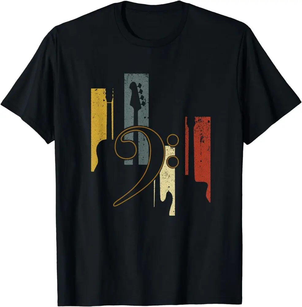 Bass Clef Bass Guitar Players Music Best T-Shirt Unisex T-shirts Cotton Luxury Brand Vintage Oversized