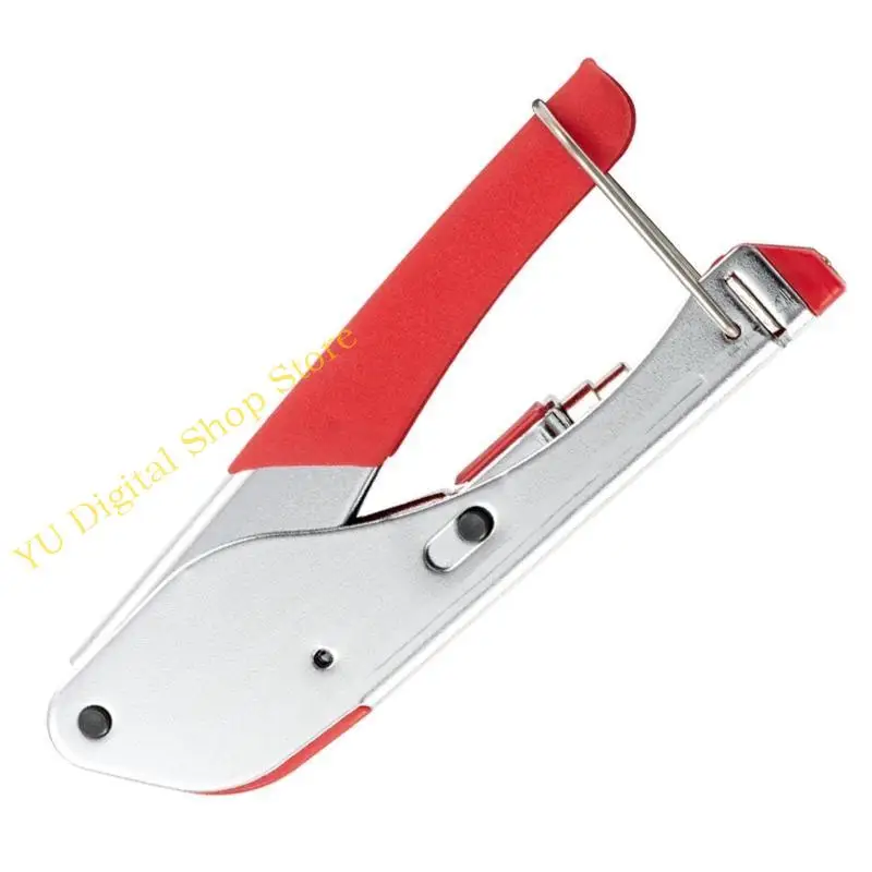 ชุดเครื่องมือลวดสายเคเบิลโคแอกเซียล 96BA สำหรับ RG59 RG6 พร้อมขั้วต่อการบีบอัด F F