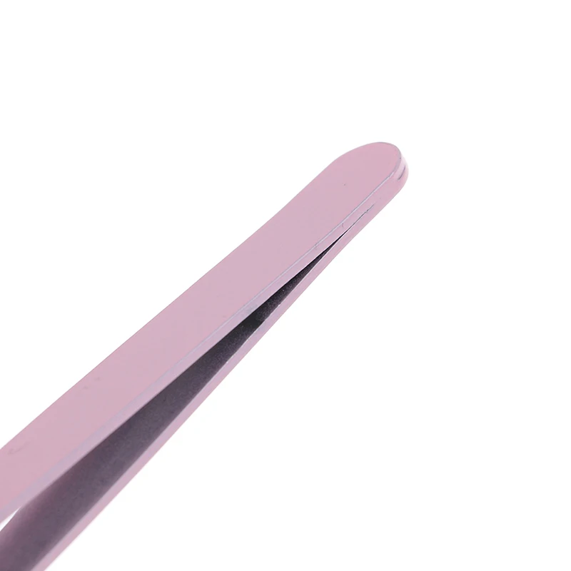 1 個の厚さのステンレス鋼ピンセット帯電防止メンテナンスつけまつげピンセット眉毛メイクツール用