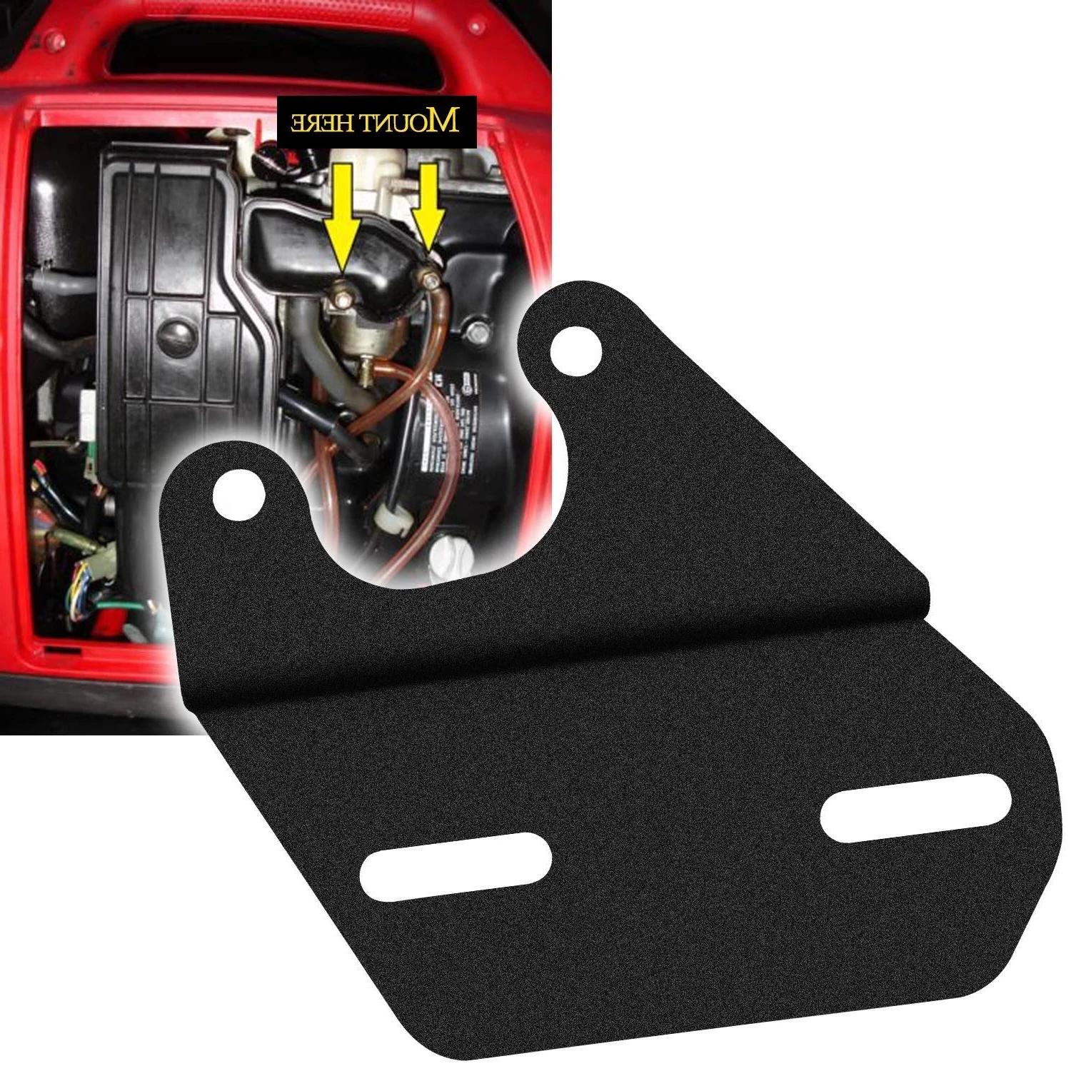 MX Universal Steel Tach Hour Meter Mounting Bracket Fit for Honda Generators EU1000I EU2200i EU2000i Car Accessories