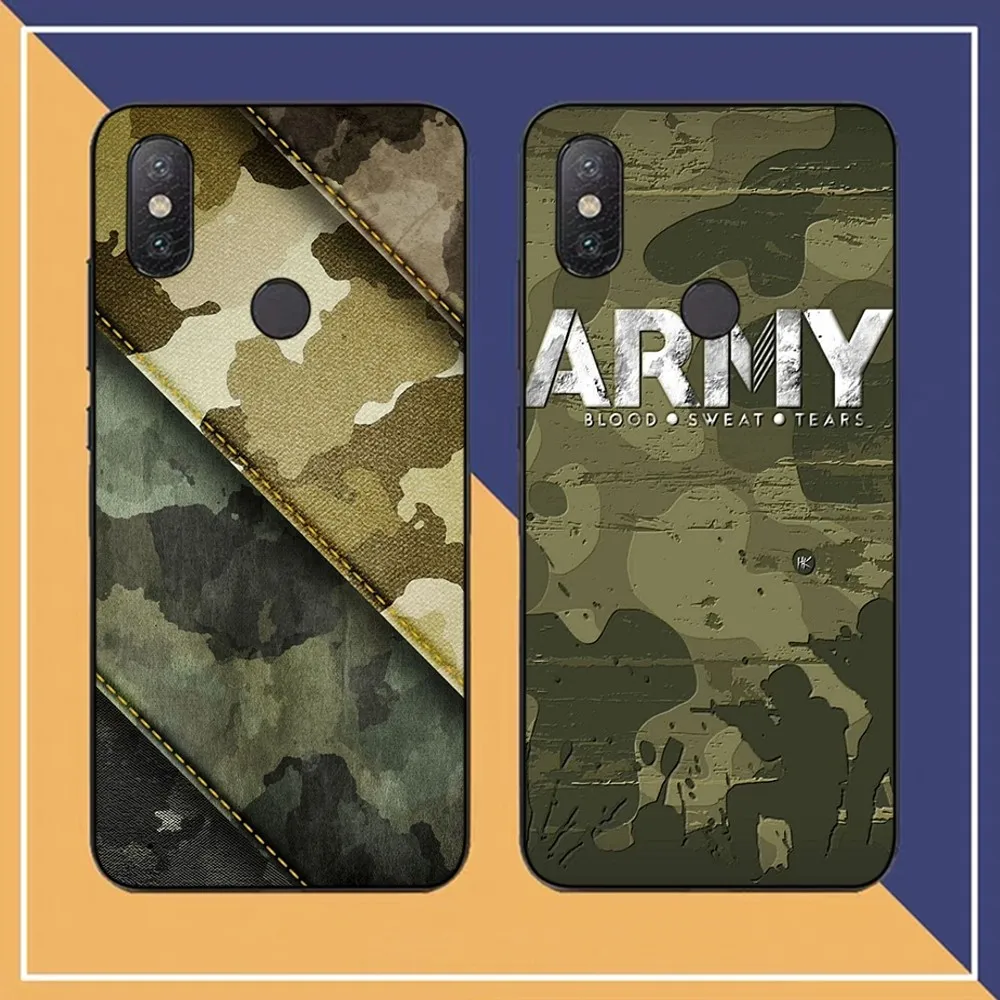 Camouflage Camo Military Army Phone Case For Redmi Note 4 X 5 A 6 7 8 T 9 9S 10 11 11S 11Epro Poco M3 Pro