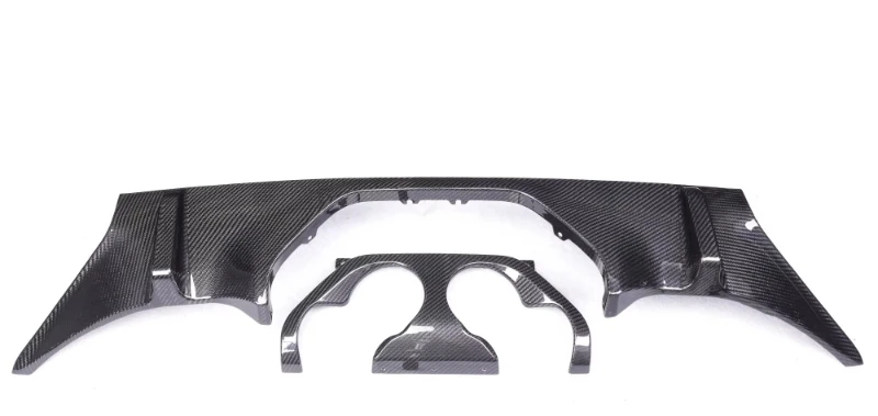 for MP Dry Carbon Mid Exit Rear Diffuser with Exhaust Deflector Performance Aero Body Kit Car Styling Custom for BMW M2 G87 2022