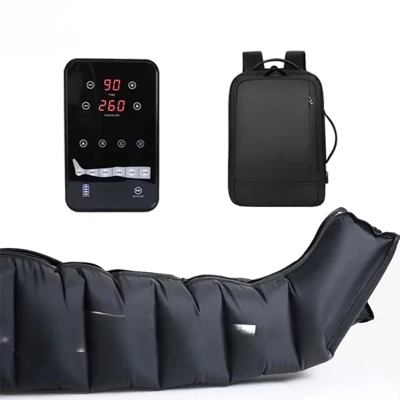 Professional 6 Chamber Pressotherapy therapy Sports Recovery Boots DVT Pump Air Compression Leg Massager in stock