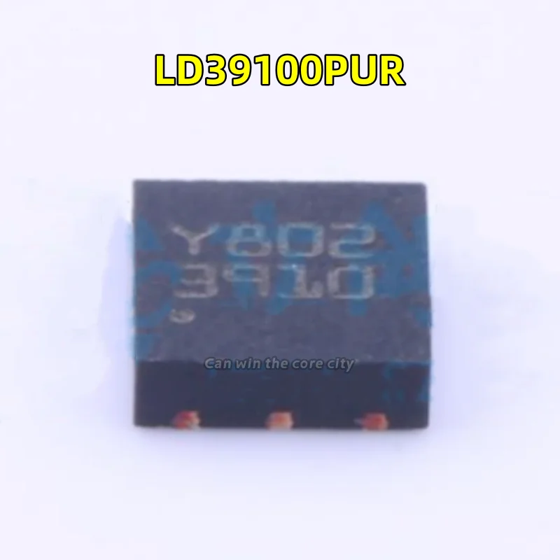 

1-100 PCS/LOT LD39100PUR Screen printing 3910 linear voltage regulator chip package DFN-6 brand new original