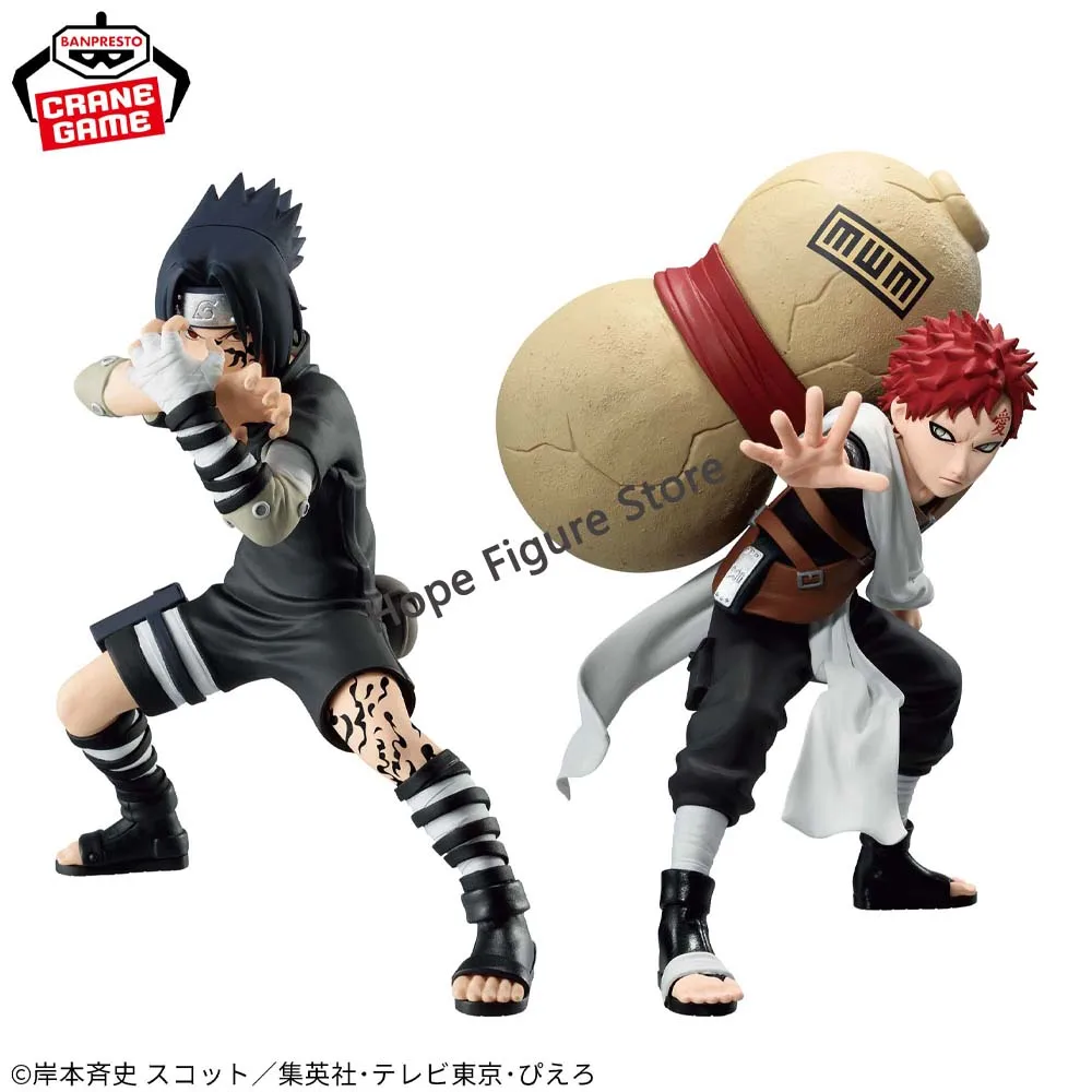 En Stock Original BANPRESTO VIBRATION STARS Naruto Gaara Uchiha Sasuke figura Anime modelo genuino juguete en caja