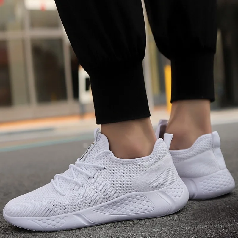 Fujeak New 2024 Unisex Sneakers Breathable Men Casual Sports Shoes Women Walking Footwears Tenis Masculino Gym Sports Shoes