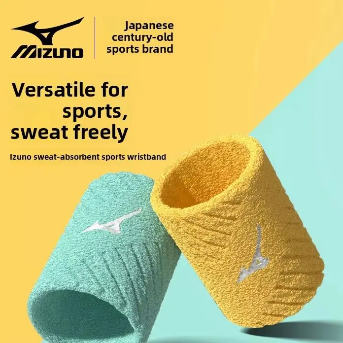 Protector de muñeca deportivo Mizuno para absorción del sudor y esguince de articulación de muñeca