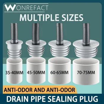 냄새 방지 도장 플러깅 커버, 대야 바닥 배수 세척, 탈취 실리콘 코어 다운파이프, 곤충 방지 내구성 