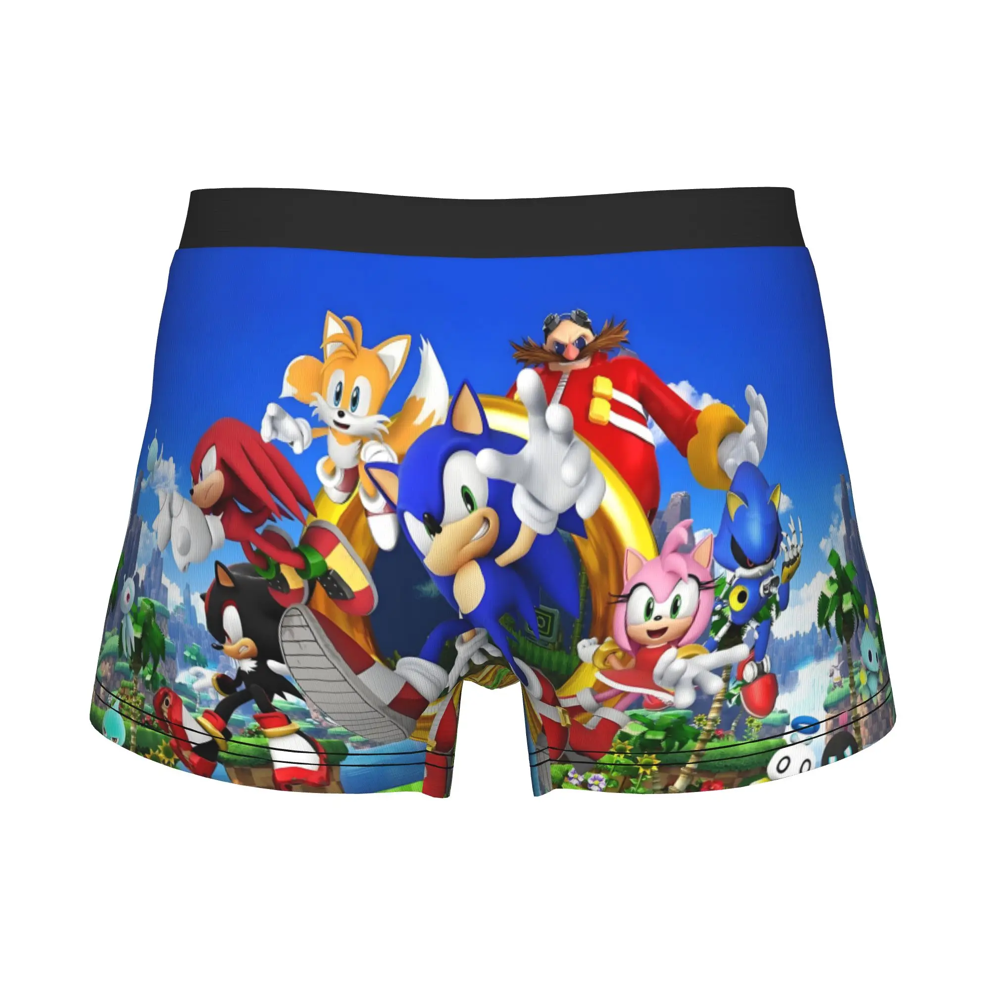 Gehog Video Game Underwear Men Printed Adventure  Boxer Shorts Panties Briefs Soft Underpants