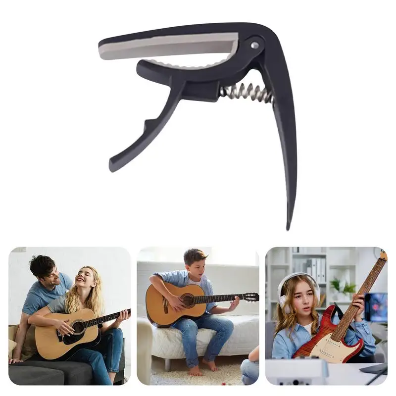 Gitarren klemme E-Gitarren clip Klemme Gitarre verstellbarer Capo verstellbarer Gitarren clip Klemme Mehrzweck-Gitarren-Capo-Zubehör