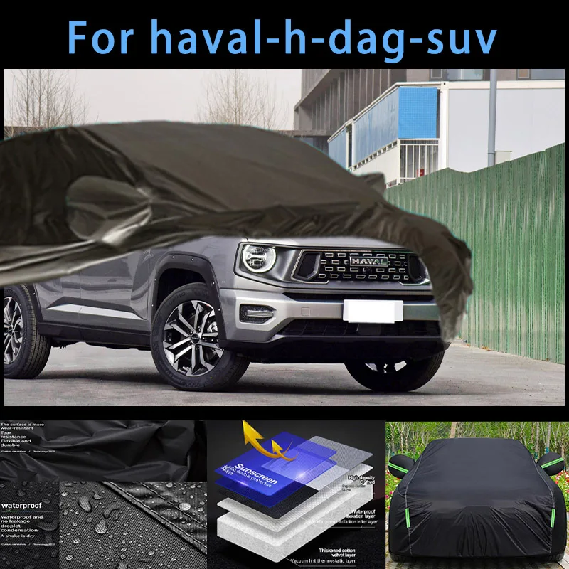 

Для haval-h-dsg-suv наружная защита, полные автомобильные Чехлы, снежный чехол, Солнцезащитный водонепроницаемый пыленепроницаемый внешний автомобильный аксессуар