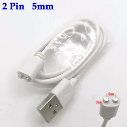 2 Pin Magnetic Charging Cable 5mm center spacing Magnet Suctio USB Power charger for Beauty instrument Smart device