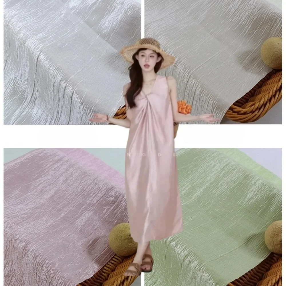 

Fashion Fabric Spring Summer Women's Dress Camisole Clothing Apparel Sewing Fabric for By The Meter Wholesale Cloth Sew