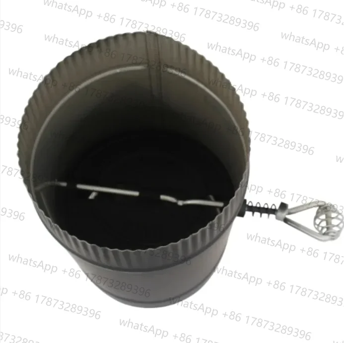 Stainless steel fireplace smoke pipe with Damper flue Air volume regulating Valve for stove chimney damper air duct check valve