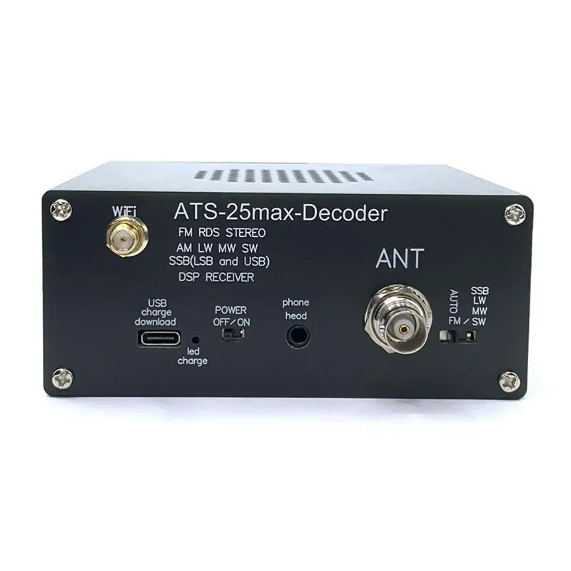 Afbeelding 3: RISE- Nieuwe ATS25Max RDS-functiedecoder Si4732 Full-Band radio-ontvanger met spectrumscanning DSP-ontvanger