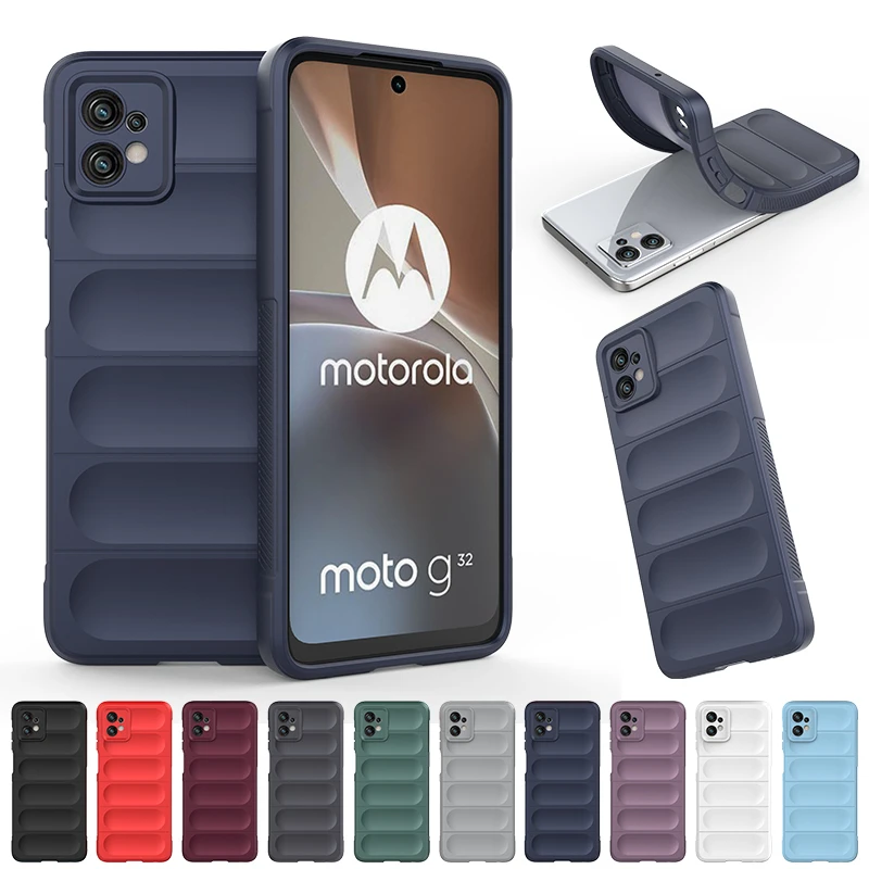 For Motorola Moto G32 Case Silicone Soft TPU Protection Phone Case For Moto G32 G 32 MotoG32 6.5 Rugged Shockproof Back Cover