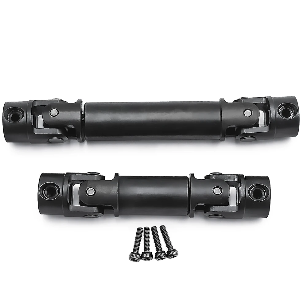 YEAHRUN 2Pcs Hardened Steel Drive Shaft CVD Joint Axle for TRX4M Bronco Defender 1/18 RC Crawler Car Model Accessories