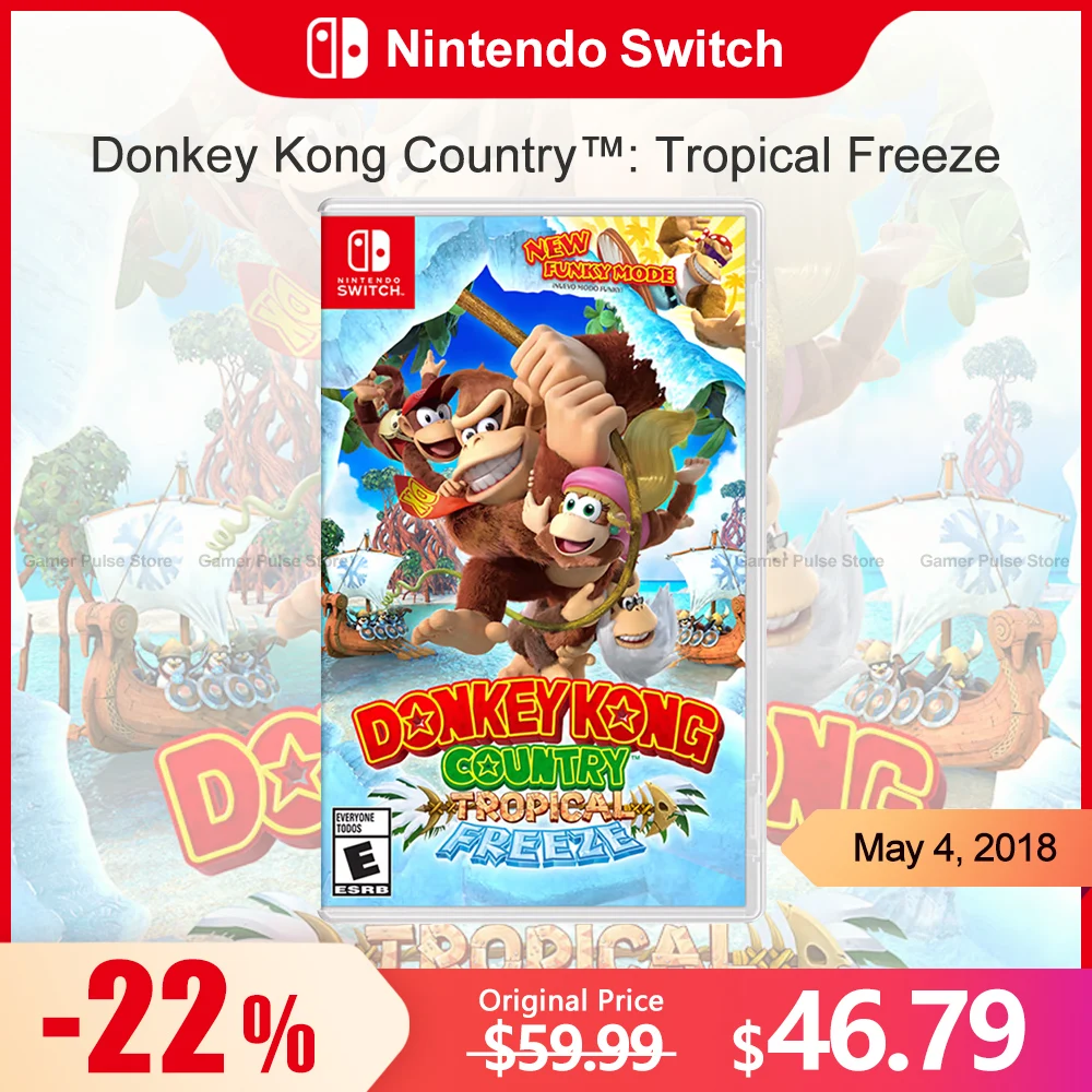 

Donkey Kong Country: Tropical Freeze игры на нинтендо switch, Nintendo Switch Game Deals 100% официальная физическая игровая карта для консоли Switch OLED Lite