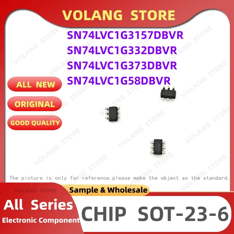 10PCS/LOT SN74LVC1G3157DBVR SMD SN74LVC1G332DBVR SN74LVC1G373DBVR SOT23-6 SN74LVC1G58DBVR