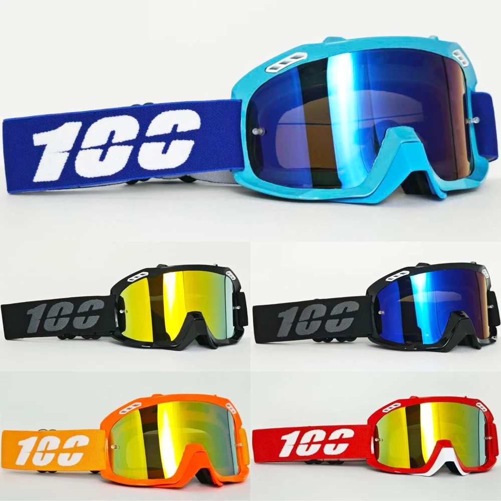 

100 Fashion High Definition Lens Breathable Ski Goggles Windproof Dustproof Sandproof Four Season Man Woman Outdoor Snow Sports