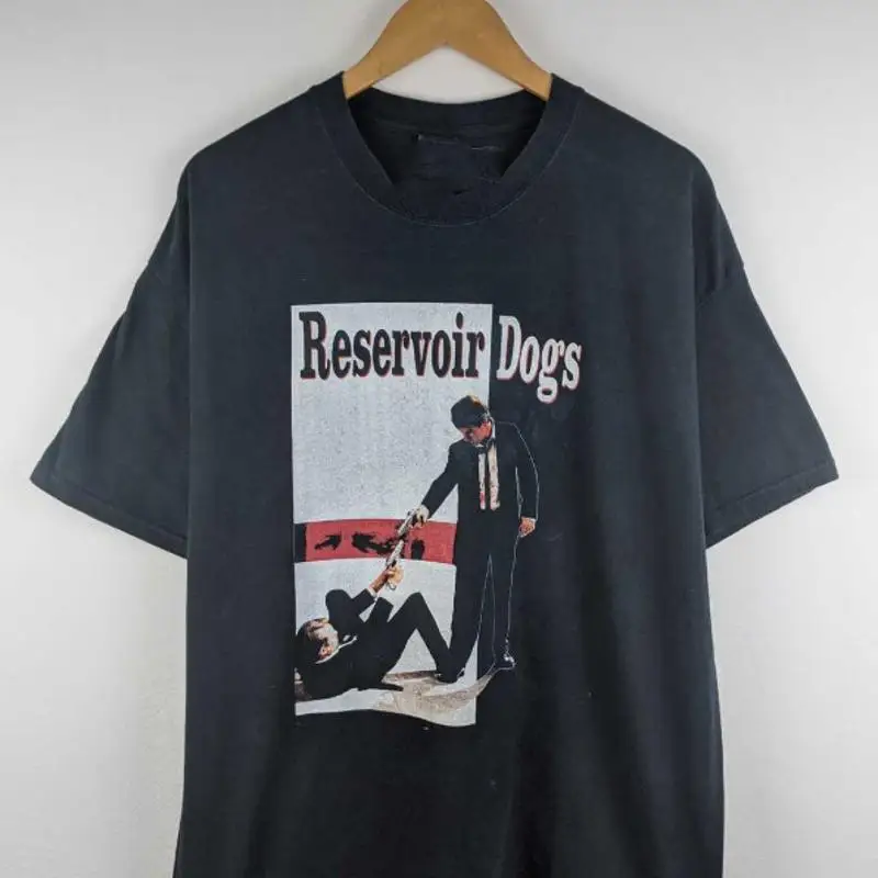 

Винтажная футболка для собак Reservoir, черная, из плотного хлопка Ub455