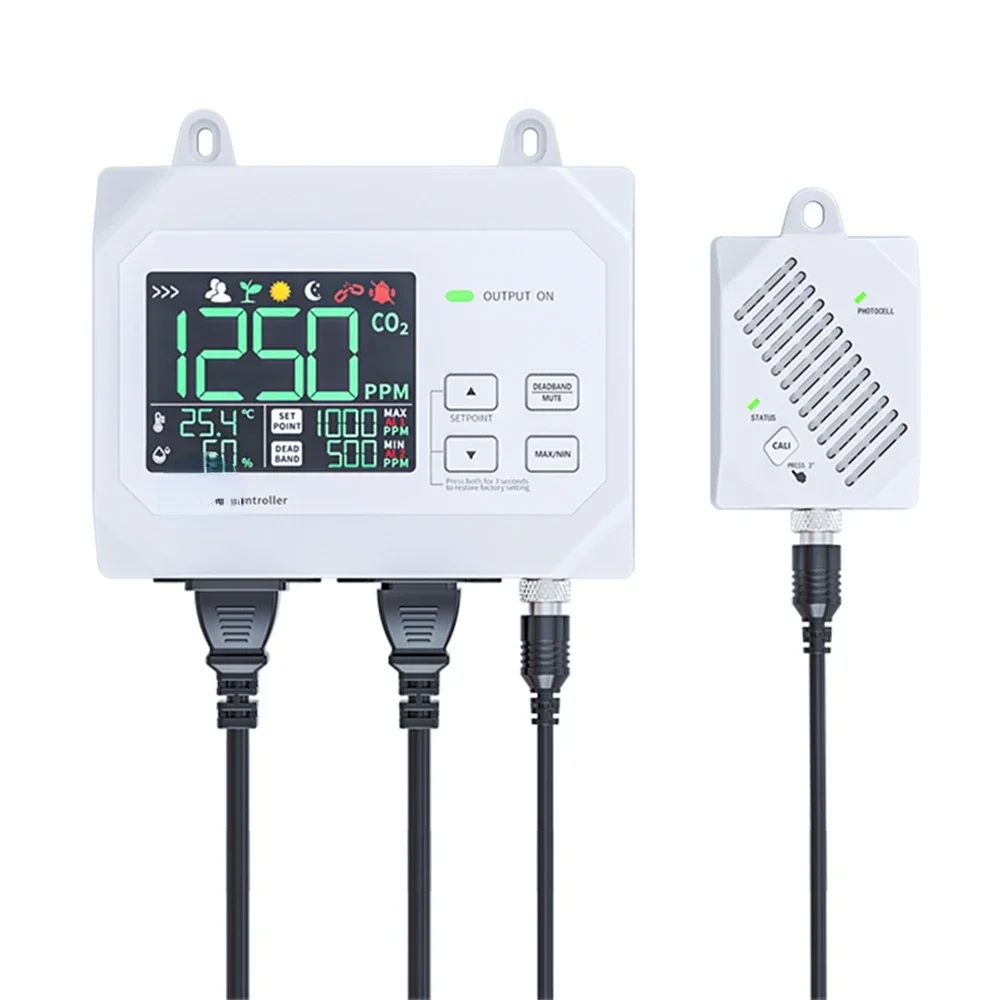 Carbon Dioxide Controller, Co2 Concentration Alarm, Indoor Greenhouse Planting, Carbon Dioxide Detection Sensor Switch HOT SALES