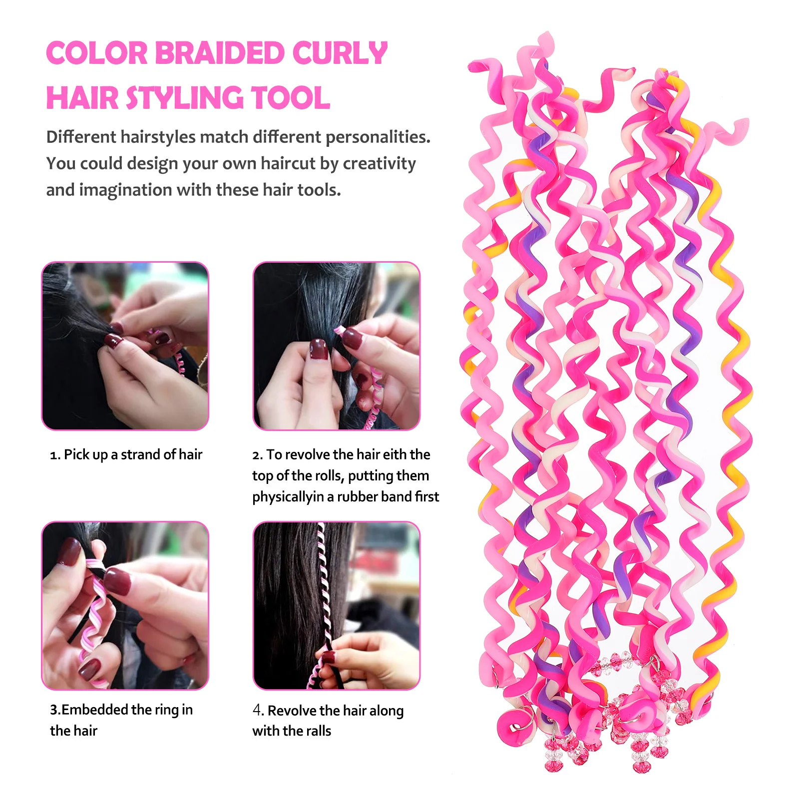 

12Pcs Hair Styling Clips for Women and Multi-Use Braiding Tool Set for Creating Trendy Hairstyles At Home Salon Or